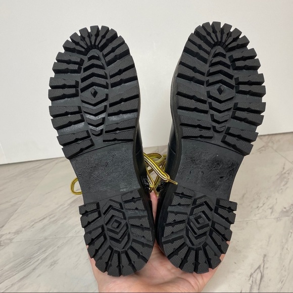 Steve Madden Lace Up Cuff Combat Boot 7.5M - Picture 11 of 12